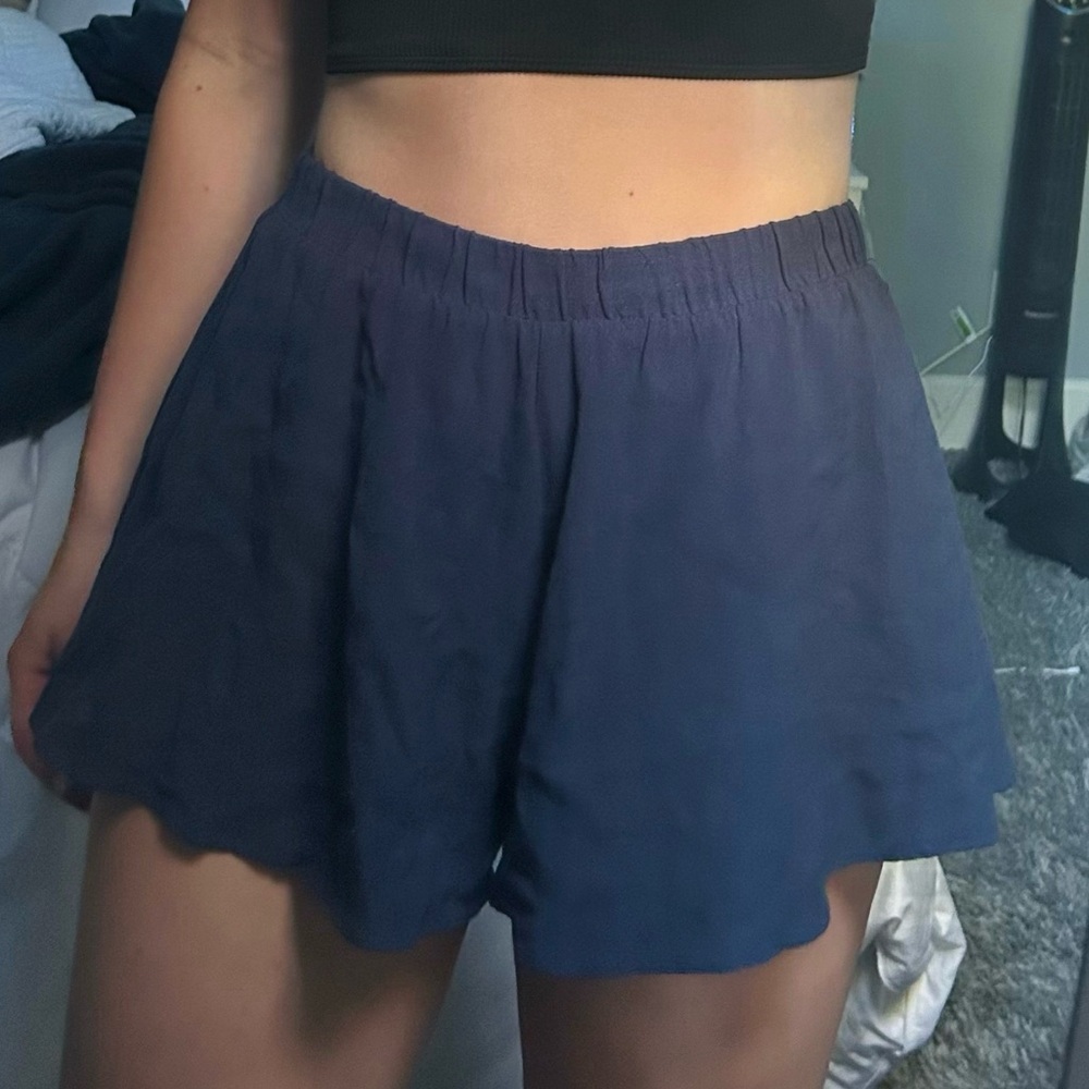 Altar’d State Navy Flowy Shorts — Built In Liner — Casual and Summery — Size M